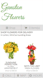 Mobile Screenshot of gunstonflowers.com